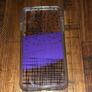 Clear otterbox symmetry iPhone XS Max case